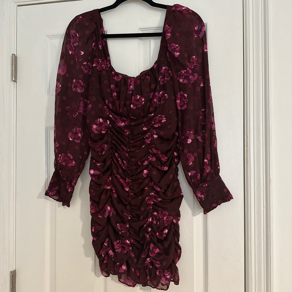 Long sleeve purple dress 💜